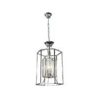BRIGHT STAR CH088/3 POLISHED CHROME & CRYSTAL CHANDELIER