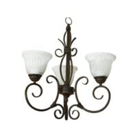 BRIGHT STAR CH1470/3 OLD GOLD METAL CHANDELIER