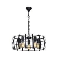 BRIGHT STAR CH241/5 RUSTED METAL CHANDELIER