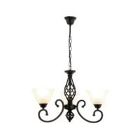 BRIGHT STAR CH374/3 BLACK METAL CHANDELIER