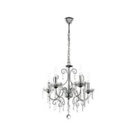 BRIGHT STAR CH388/5 POLISHED CHROME & CRYSTAL CHANDELIER