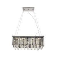 BRIGHT STAR CH469/10 POLISHED CHROME & CRYSTAL CHANDELIER