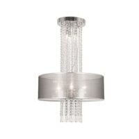 BRIGHT STAR CH471/3 POLISHED CHROME & CRYSTAL CHANDELIER