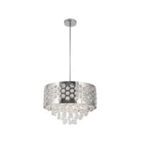 BRIGHT STAR CH473/4 POLISHED CHROME & CRYSTAL CHANDELIER