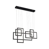 BRIGHT STAR CH517 SAND BLACK CHANDELIER