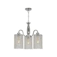 BRIGHT STAR CH522/5 POLISHED CHROME & CRYSTAL CHANDELIER