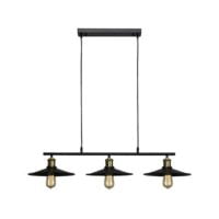 BRIGHT STAR CH531/3 BLACK METAL CHANDELIER