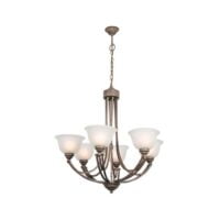 EUROLUX CH110BRR ARIA BROWN RUST CHANDELIER