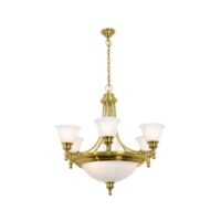 EUROLUX CH113ABR GRAND BUDAPEST ANTIQUE BRASS CHANDELIER