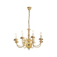 EUROLUX CH1PB FLEMMISH POLISHED BRASS CHANDELIER