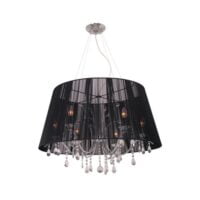 EUROLUX CH209 LE FLEUR BLACK CHANDELIER