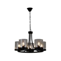 EUROLUX CH264 CHAPLIN BLACK CHANDELIER