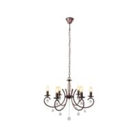 EUROLUX CH36CB COUNTRY BROWN CHANDELIER