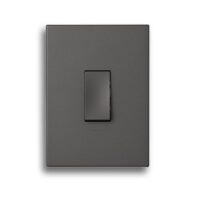 LEGRAND ARTEOR P1224MM 2X4 1 LEVER 2 WAY SWITCH, MAGNESIUM