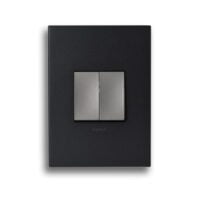 LEGRAND ARTEOR P2224MGP 2X4 2 LEVER 2 WAY SWITCH, GRAPHITE