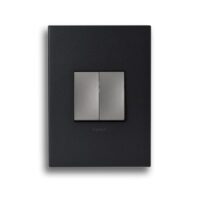 LEGRAND ARTEOR P224MGP 2X4 2 LEVER 1 WAY SWITCH, GRAPHITE