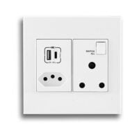 LEGRAND ARTEOR PMONU44WWH SA+SLIMLINE+USB SOCKET, WHITE