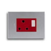 LEGRAND ARTEOR PSDED24SA SINGLE DEDICATED SOCKET, SOFT ALU