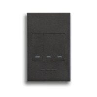 MAJOR-TECH VETI 3 3V1002GG 2X4 2xDIMMER + 1x2 WAY SWITCH, GRAPHITE