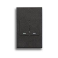 MAJOR-TECH VETI 3 3V122GG 2X4 2 LEVER 2 WAY SWITCH, GRAPHITE