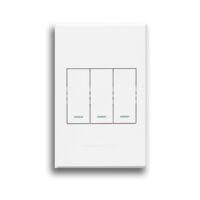 MAJOR-TECH VETI 3 3VW1022 2X4 DIMMER + 2x2 WAY SWITCH, WHITE