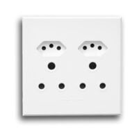 MAJOR-TECH VETI 3 3VW24 4X4 SA+SLIMLINE DOUBLE SOCKET, WHITE