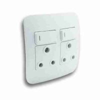 MAJOR-TECH VETI VG22WTC DOUBLE SOCKET, WHITE