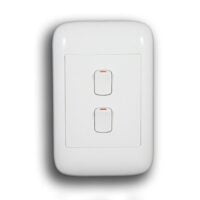 ONESTO ORACLE ON2021 2X4 2 LEVER 1 WAY SWITCH, WHITE
