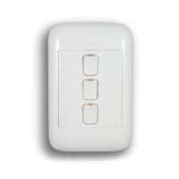 ONESTO ORACLE ON2031 2X4 3 LEVER 1 WAY SWITCH, WHITE