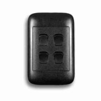 ONESTO ORACLE ON2041BK 2X4 4 LEVER 1 WAY SWITCH, BLACK