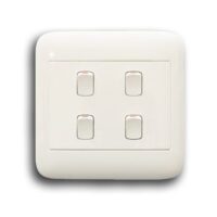 ONESTO ORACLE ON4041 4X4 4 LEVER 1 WAY SWITCH, WHITE