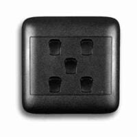 ONESTO ORACLE ON4051BK 4X4 5 LEVER 1 WAY SWITCH, BLACK