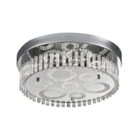 BRIGHT STAR CF109 POLISHED CHROME & CRYSTAL CEILING LIGHT