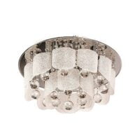 BRIGHT STAR CF286/6 POLISHED CHROME & CRYSTAL CEILING LIGHT