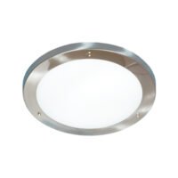 BRIGHT STAR CF3005 60W 315MM SATIN CHROME CEILING LIGHT