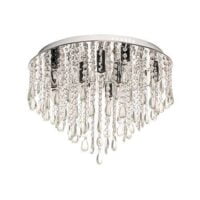 BRIGHT STAR CF315/8 POLISHED CHROME & CRYSTAL CEILING LIGHT