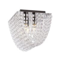 BRIGHT STAR CF643/3 POLISHED CHROME & CRYSTAL CEILING LIGHT