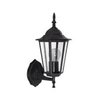 BRIGHT STAR L212 BLACK WALL LANTERN