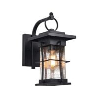 BRIGHT STAR L351 BLACK WALL LANTERN
