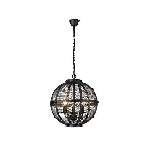 BRIGHT STAR PEN206/3 BLACK METAL PENDANT Discount Lighting Wholesaler