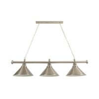 BRIGHT STAR PEN225/3 SATIN CHROME PENDANT