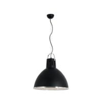 BRIGHT STAR PEN277/1 POLISHED CHROME & MATT BLACK PENDANT