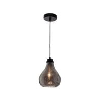 BRIGHT STAR PEN415 CHROME GLASS PENDANT