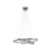 BRIGHT STAR PEN487 STAINLESS STEEL & CRYSTAL PENDANT