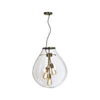 BRIGHT STAR PEN571 MATT BRASS PENDANT