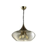 BRIGHT STAR PEN603 COGNAC GLASS PENDANT