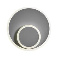 BRIGHT STAR WB022 GREY LED RING WALL LIGHT