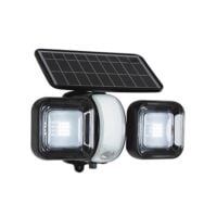 EUROLUX FS308 BLACK SOLAR SECURITY FLOODLIGHT