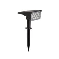 EUROLUX H221 BLACK SOLAR GARDEN SPOTLIGHT