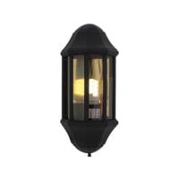 EUROLUX O114B SORRENTO BLACK WALL LANTERN